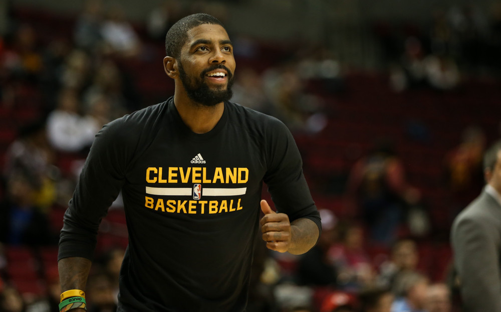 Dec. 26, 2015 - KYRIE IRVING (2) warms up. The Portland Trail Blazers hosted the Cleveland Cavaliersat the Moda Center on December 26, 2015. (Photo by David Blair/Zuma Press/Icon Sportswire)