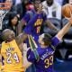 February 04, 2016: New Orleans Pelicans forward Ryan Anderson (33) dunks the ball on Los Angeles Lakers forward Kobe Bryant (24) during the NBA game between the Los Angeles Lakers and the New Orleans Pelicans at the Smoothie King Center in New Orleans, LA. Los Angeles Lakers defeated New Orleans Pelicans 99-96. (Photograph by Stephen Lew/Icon Sportswire)