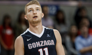 13 February 2016 - Gonzaga Bulldogs forward Domantas Sabonis (#11) during the college basketball game between the SMU Mustangs and the Gonzaga Bulldogs at Moody Coliseum in Dallas, Texas.  SMU won the game 69-60.  (Photo by Matthew Visinsky/Icon Sportswire)