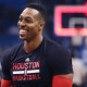 Dec. 23, 2015 - Orlando, FL, USA - The Houston Rockets' Dwight Howard smiles before the start of play against the Orlando Magic at the Amway Center in Orlando, Fla., on Wednesday, Dec. 23, 2015 (Photo by Stephen M. Dowell/Zuma Press/Icon Sportswire)